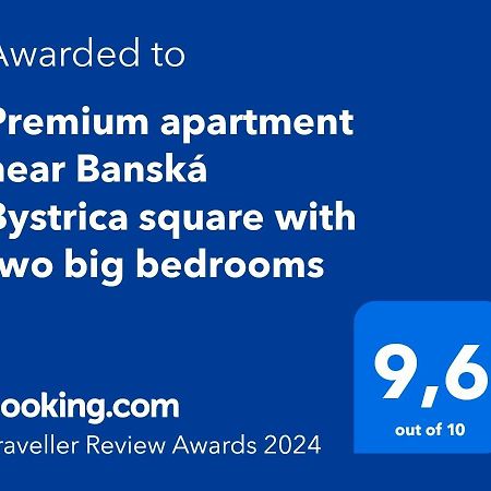 Premium Apartment Near Banska Bystrica Square With Two Big Bedrooms Eksteriør bilde